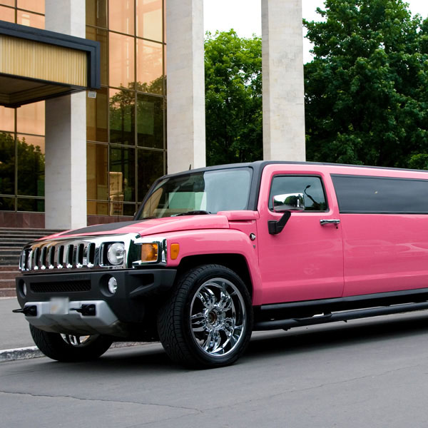 Corby Pink Hummer Limo