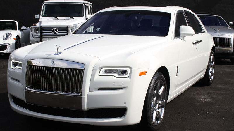 Corby Rolls Royce Ghost Wedding Car