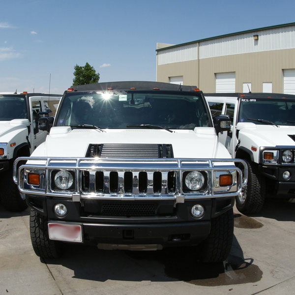 Corby White Hummer Limo