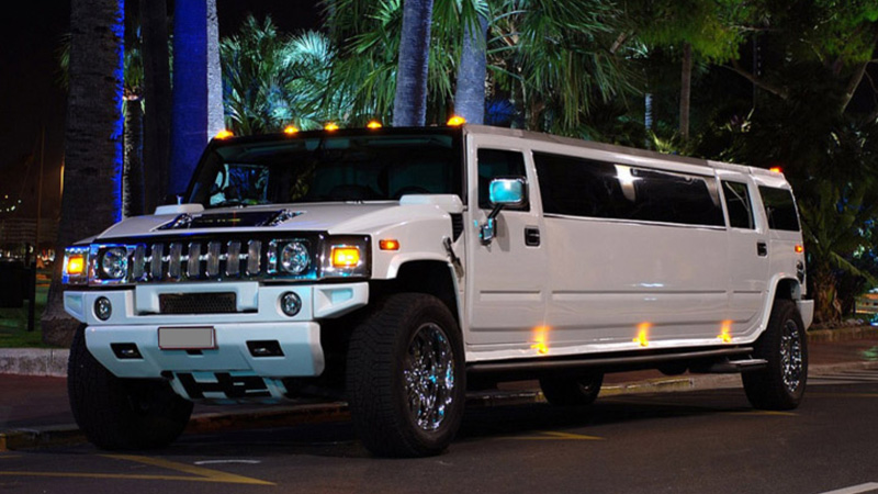 Corby White Hummer Limo